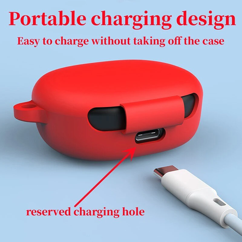 Soft Silicone Earphone Case For Redmi Buds 4 Lite Wireless Earbuds Protect Cover Bluetooth Headset Silicone Protective Case