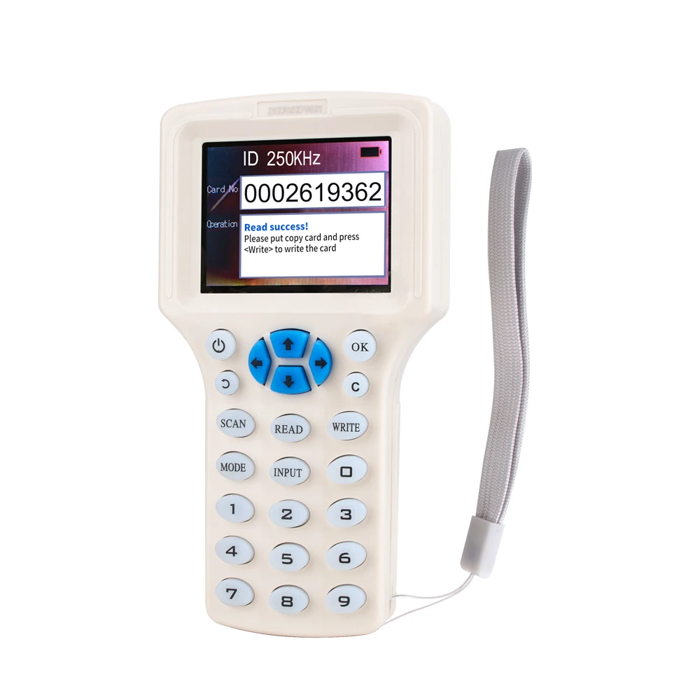 Copiadora RFID 125KHz 13,56 MHz programador USB NFC lector de tarjetas inteligente de 10 frecuencias duplicador decodificador UID