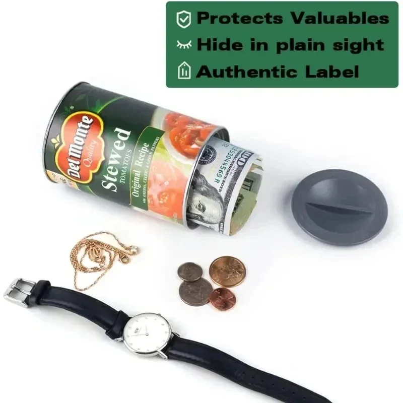 Corn Can Fun Safe Hidden Safe Compartment Diversion Safe Food Cans Secret Stash Hiding Container Kitchen Hide Cash Hidden 5