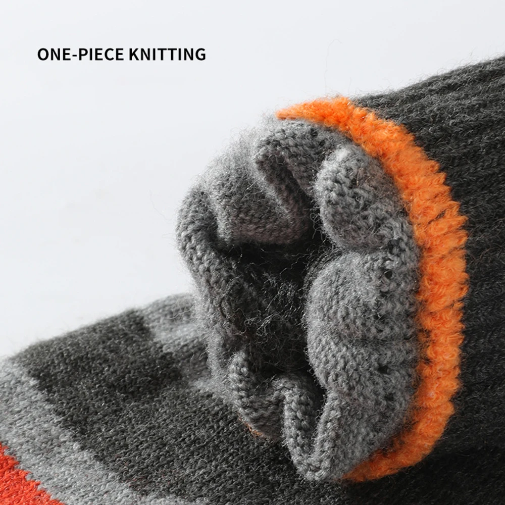 Warm Cycling Gloves Men Women Fashion Fleece Personality Windproof Triangular Non-Slip Touchscreen Wool