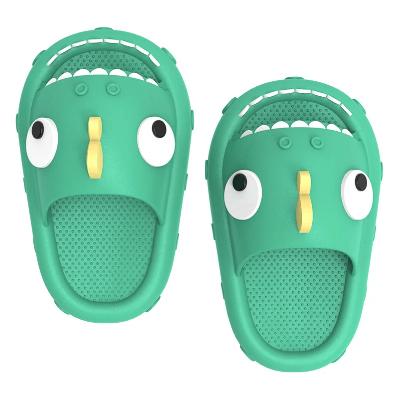 Cute Cartoon Children's Slippers Summer Boys Girls Baby Slipper Dinosaur Home Indoor Bath Children's Parents' Slippers