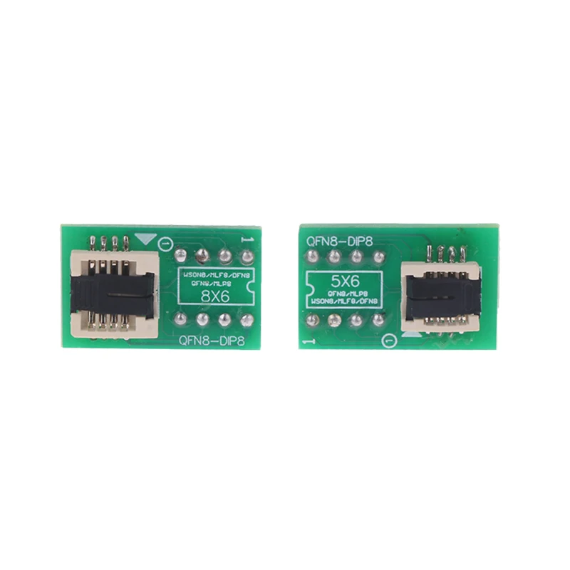 Фото DFN8 WSON8 MLF8 MLP8 QFN8 к адаптеру DIP8 6*5 мм 6*8 IC чипы разъем для CH341A TL866ii Plus RT809H/F T48 T56 EZP2023 программатор №2