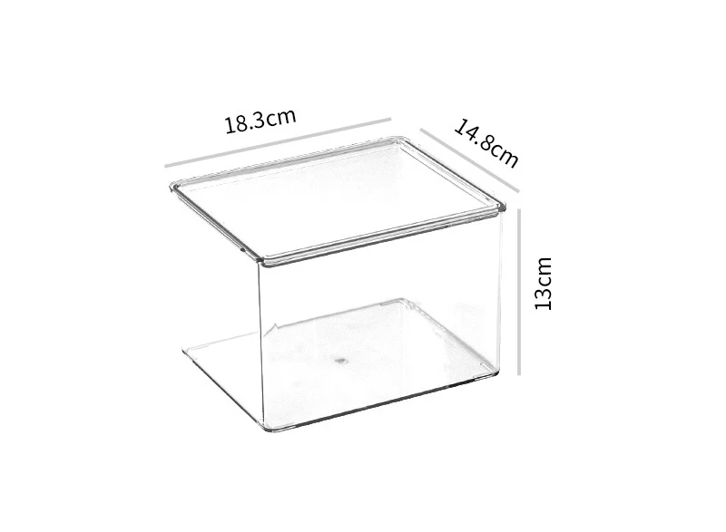 foldable storage box Transparent Mask Storage Box Drawing Paper Box Home Living Room Desktop with Spring Simple Wet Tissue Organization best Storage Boxes & Bins Storage Boxes & Bins