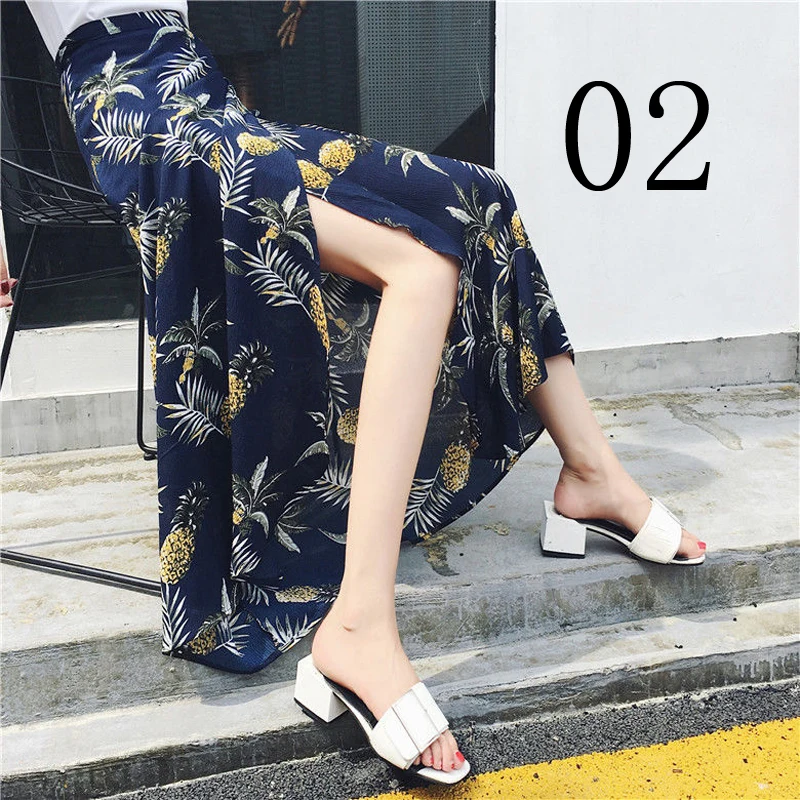 New fashion women's skirt summer casual chiffon women's skirt