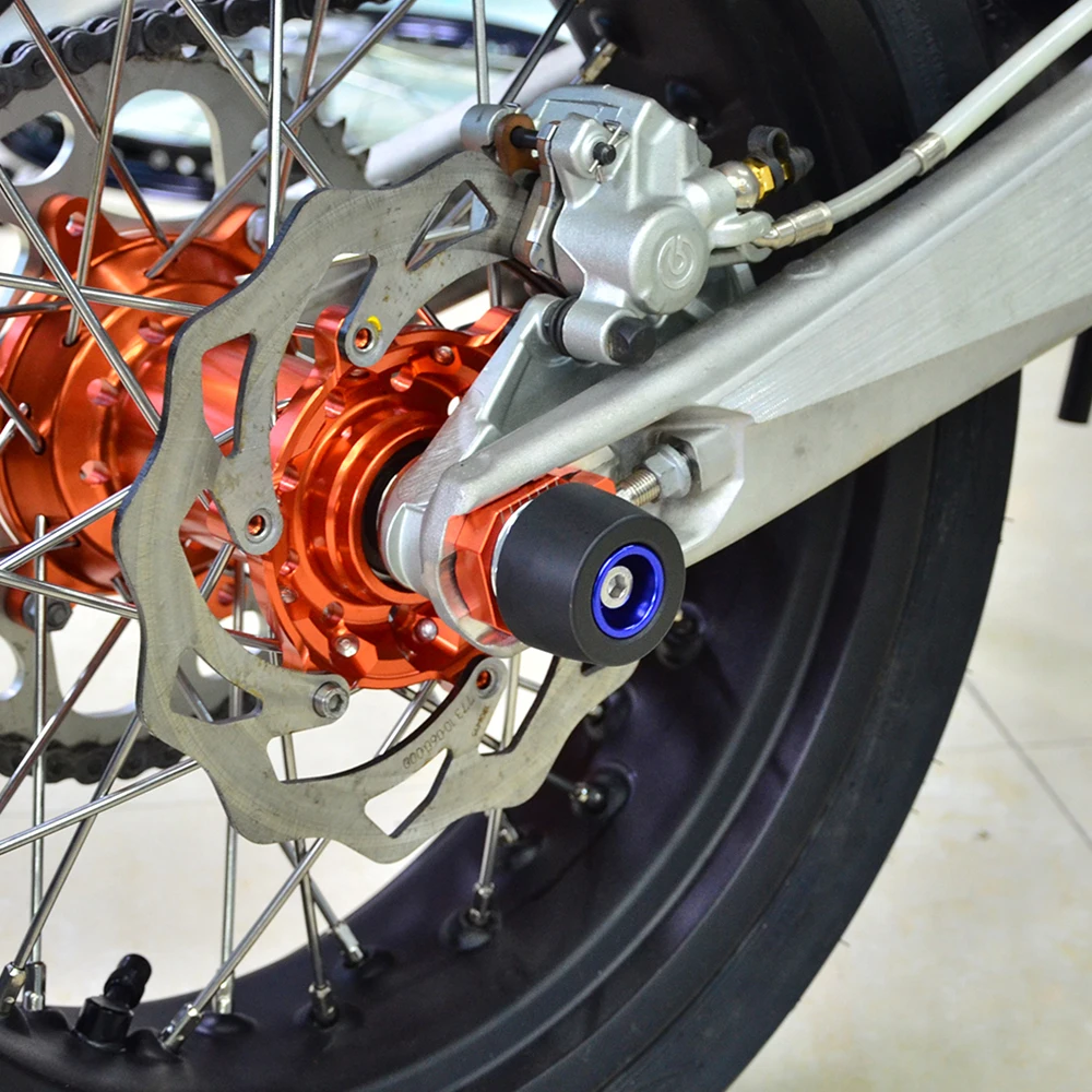 NICECNC KTM EXC 300 EXCF 350 EXC 450 XCW 300 XCFW 450 TPI 식스 데이즈 2017-2023 20/22mm 앞뒤 휠 액슬 슬라이더 크래시 패드