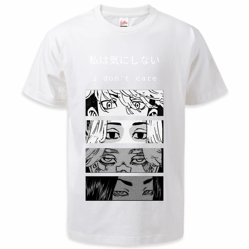 Tokyo Revengers Anime Summer Mens T-Shirt Mikey Manji Mangas Graphic Tshirt Hip Hop Classic Streetwear Hip Hop Camisetas