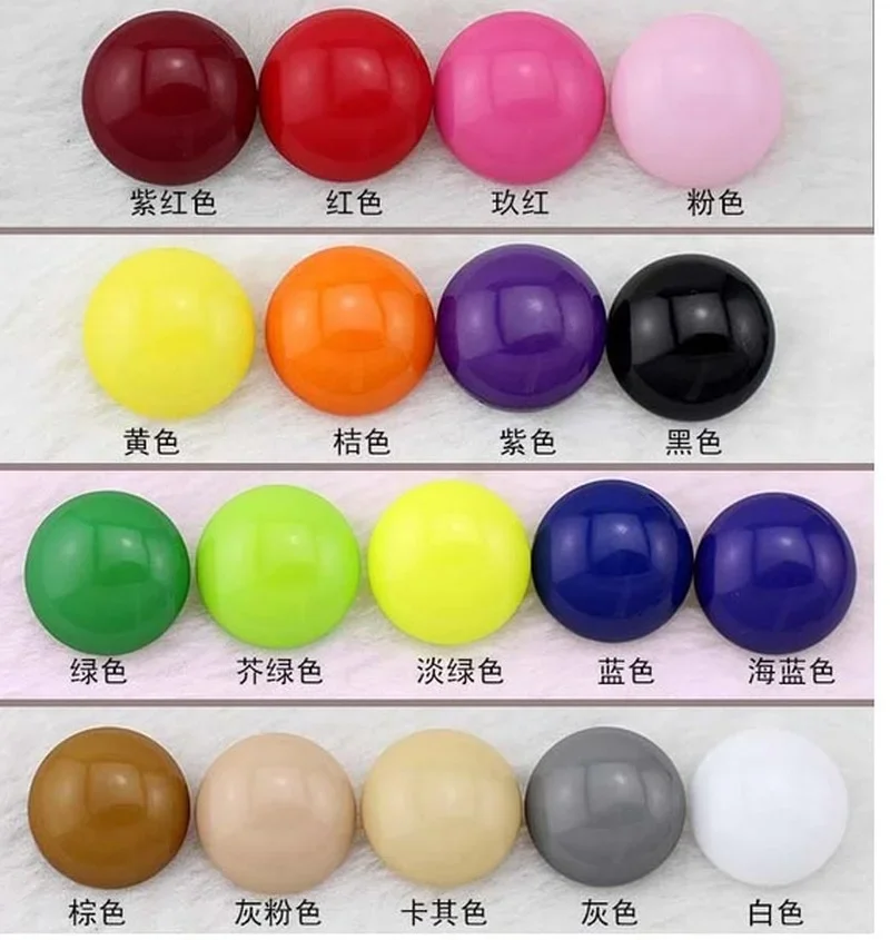 

20pcs/bag High Quality Fashion Resin Candy Color Coat Mushroom Button Children Sweater Coat Decoration Handmade Buttons