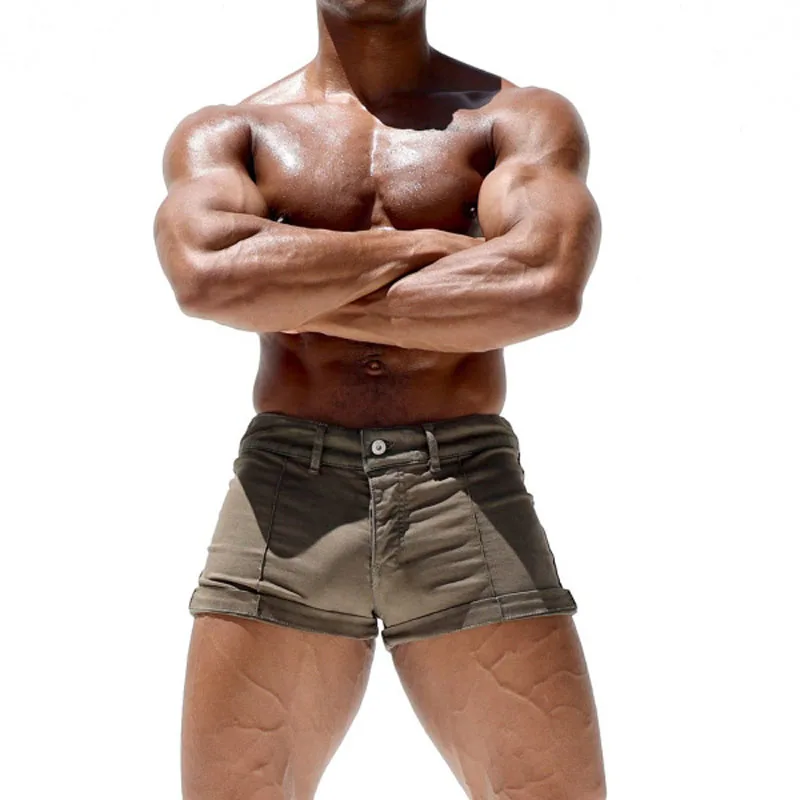 Denim Shorts Summer Jeans Shorts Hot Denim Shorts Men's Casual Shorts Sexy Slim for Men Fitness Sports Pants Summer Gym Workout Men Women Sweatpants