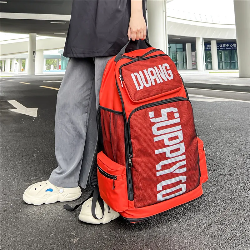 Casual School Backpack Women Men Korean Sports Backpacks Large Mochila Book Bag for Hiking Travel Gym with Laptop Compartment