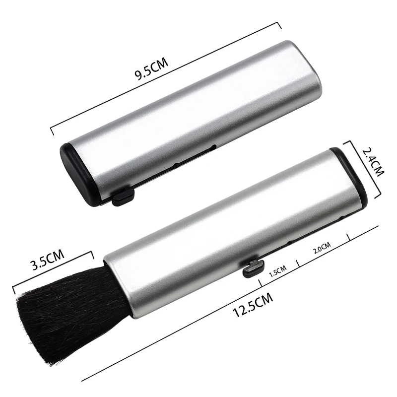1Pcs PPS Car Retractable Cleaning Brush Artificial Wool Small Brush For Peugeot 307 206 508 207 3008 5008 308 407 208 106 2008