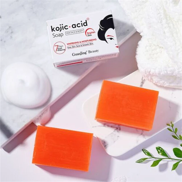 Kojie San Whitening Soap Kojic Acid Glycerin Handmade Soap Skin Lightening  Soap Bleaching Deep Cleaning Brighten Skin - AliExpress