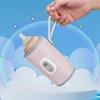 USB Charging Feeding Bottle Heater Heating Sleeve Milk Warmer 5 Temperature Adjust Insulated Breastmilk Warm Bag 3