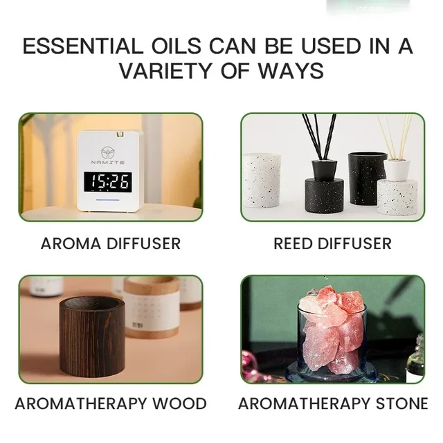 Namte 100ML New Perfume Hotel Essential Oils Air Freshener for Humidifier Aroma Diffuser Purely Natural Eight Times Concentrated 6