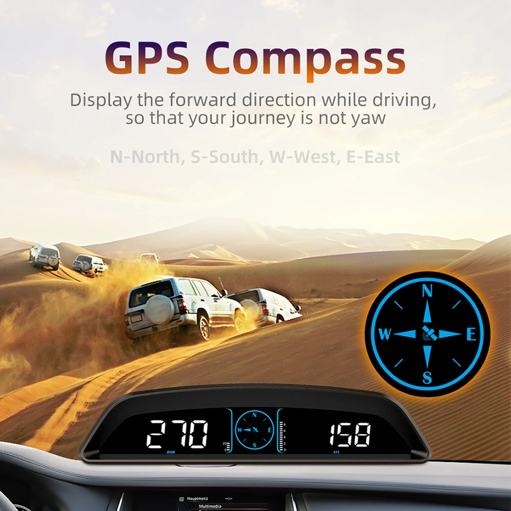 Hikity GPS HUD ڵ ӵ  ÷, Z3949 ڵ Ʈ  ˶ δ ,    ׼