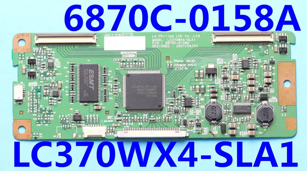 

Для LG T-CON Board 6870C-0158A LC370WX4-SLA1 для LG 37LC7D-UK