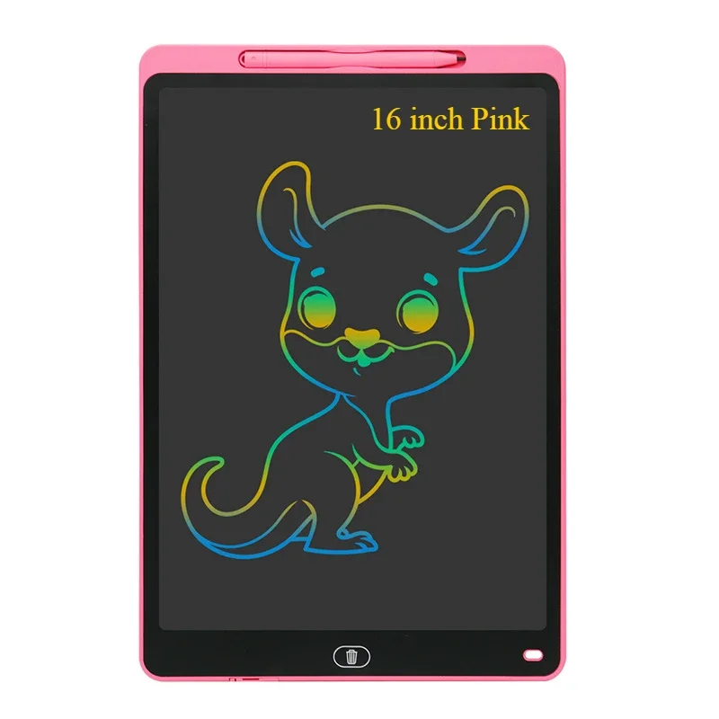 16/20 pollici LCD Tavolo Da Disegno Scrittura Tablet Montessori Apprendimento Giocattoli Educativi Per Bambini Grande Graffiti Magia Scrittura A Mano Lavagna