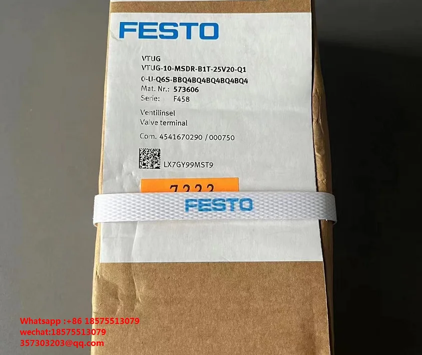 

Для FESTO 573606 VTUG-10-MSDR-B1T-25V20-Q1 573606 Valve Island Новинка со склада