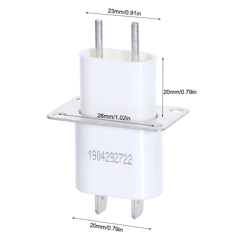 2pcs Electronic Microwave Oven Magnetron w/ Through-core Capacitor Pin Sockets Converter Home Microwave Magnetron Sockets Pins,microwave oven spare parts