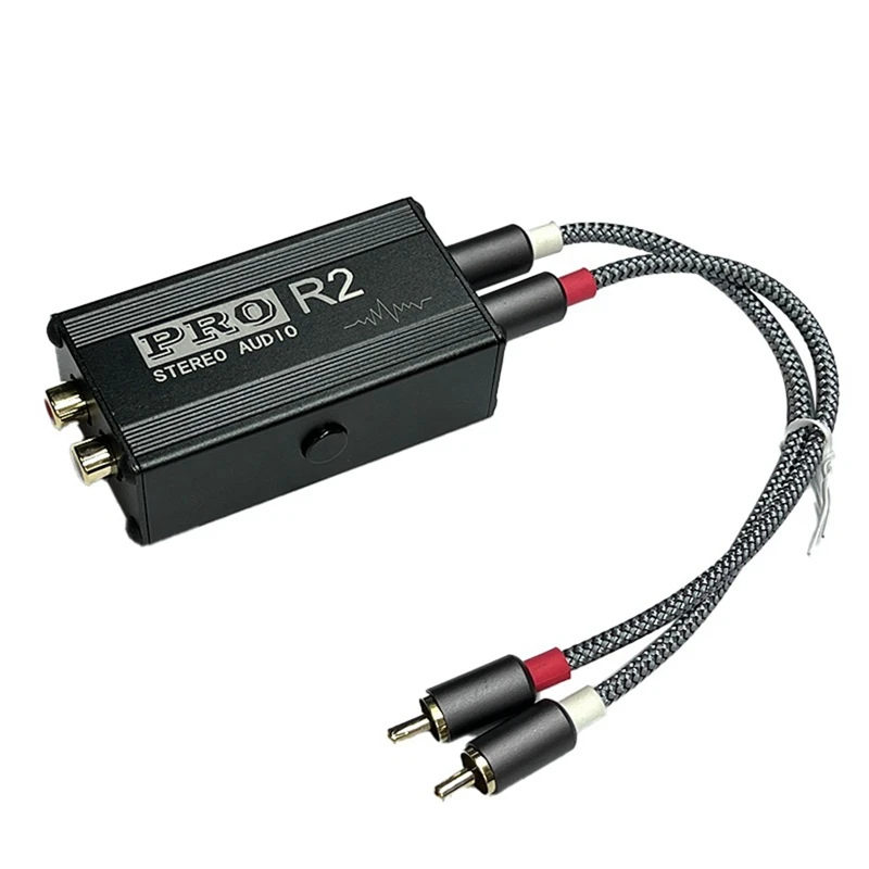 

Ground Loop Audio Isolator RCA Noise Suppressor Isolator Audio Signal Noise Reducer For PC