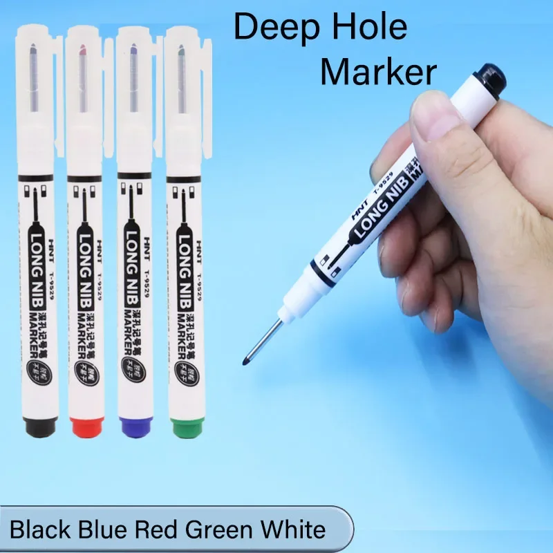 6Pcs/Set 20mm Long Nib Head Markers For Multi-Purpose