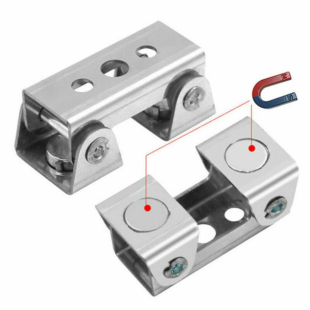 6-Piece V-Type Magnetic Welding Clamps Set - 18 Lbs Pull Force Adjustable Fixture For Tack Welding