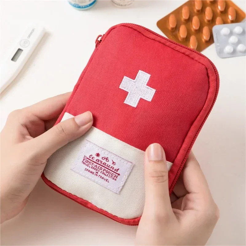 Trousse médicale de premiers soins portable, sac de rangement de médicaments d'urgence, mini poudres EDC, étui à pilules d'évaluation, camping en plein air, voyage 1