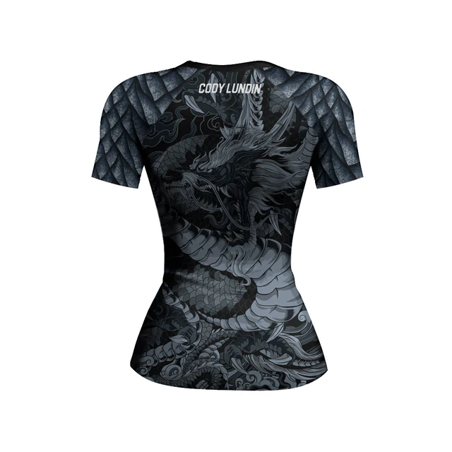 Cody Lundin Sublimazione Donna Combattimento Grappling Vestiti BJJ jiu jitsu Rash Guard Umidità Tatuaggio Fresco T-shirt casual femminile 2