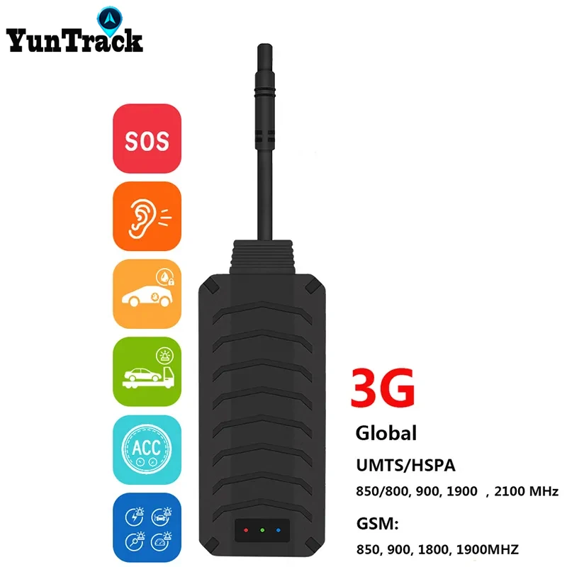 Car GPS Tracker 2G 3G GSM SOS Voice Monitor Cut Off Oil Device Towed Away Move ACC Status SMS Alarm Locator Tracking Free APP gps tracker car tracker
