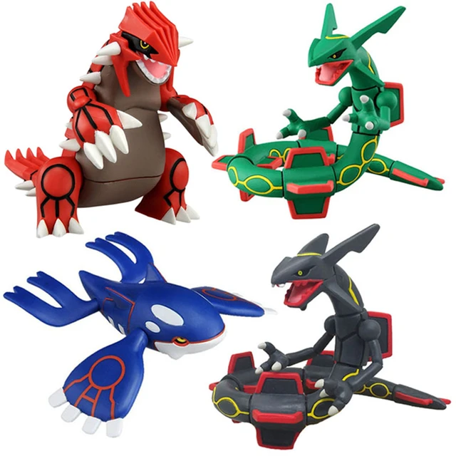 Bonecos De Anime/Mini Brinquedo Pokemon Lugia  Kyogre/Groudon/Rayquaza/Dialga Reshiram Kyurem - Escorrega o Preço