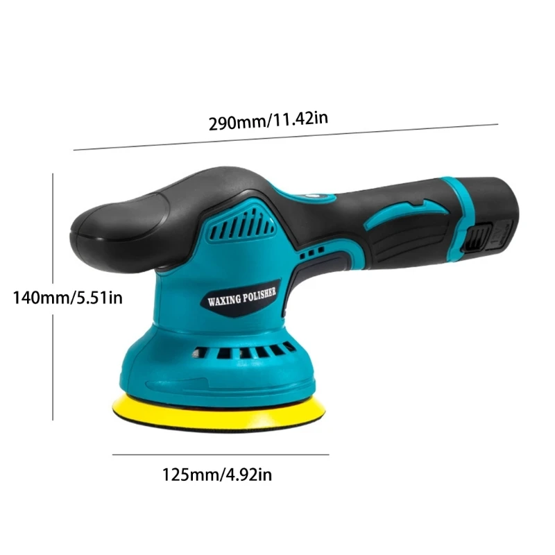 12V Cordless Car Polisher Wireless Car Beauty Waxing Auto Paint Care Furniture Polishing Machine Auto Washing Tool