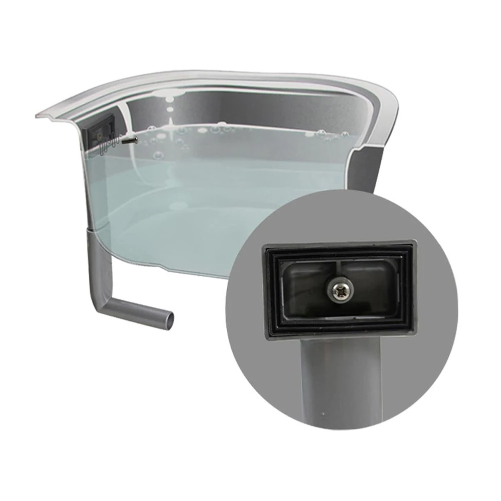 1 Set Round Overflow Head Washbasin Drainer Replacement Overflow Head For Kitchen Sink QY021 Pipe Drainage Parts