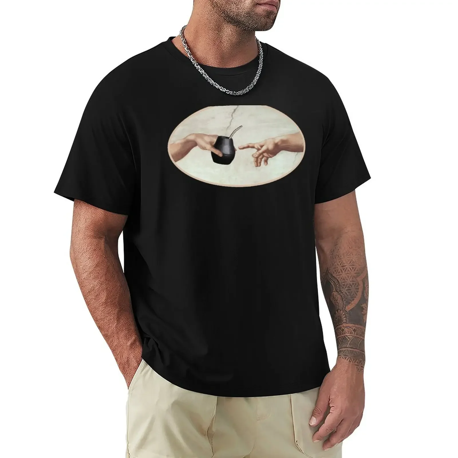 

Creation Of Yerba Mate T-Shirt anime blanks customizeds men graphic t shirts