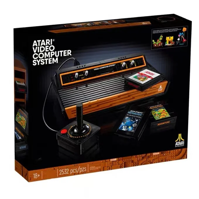 

2022 NEW 10306 Atari 2600 Console Video Computer System Icons Model Building Kit blocks Bricks Game Set Toys For Children Gifts
