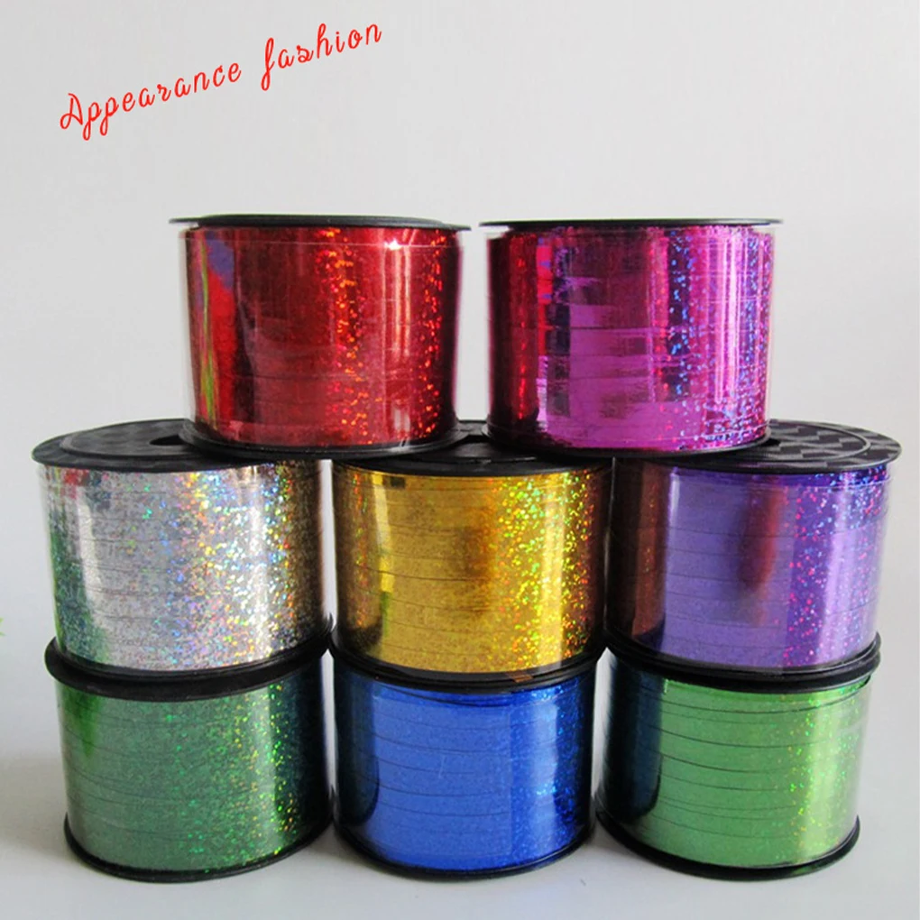 Balloon Ribbon Colorful Curling Ribbon For Party Decorations And DIY Crafts Durable Red Ribbon silver