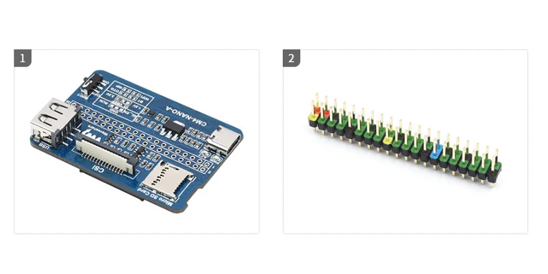 Raspberry Pi Compute Module 4 CM4 Nano Base Board (B) with RPi 40PIN GPIO interf
