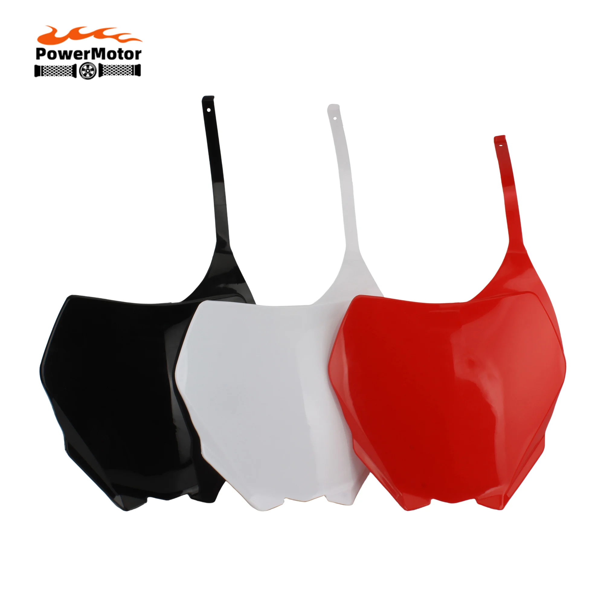 Plaque d'immatriculation en plastique pour motocross, Yamaha YZ125, YZ250, 2006 à 2014, YZ250F, YZ450F, WR250F, WR450F, Endflats, D343 Bike