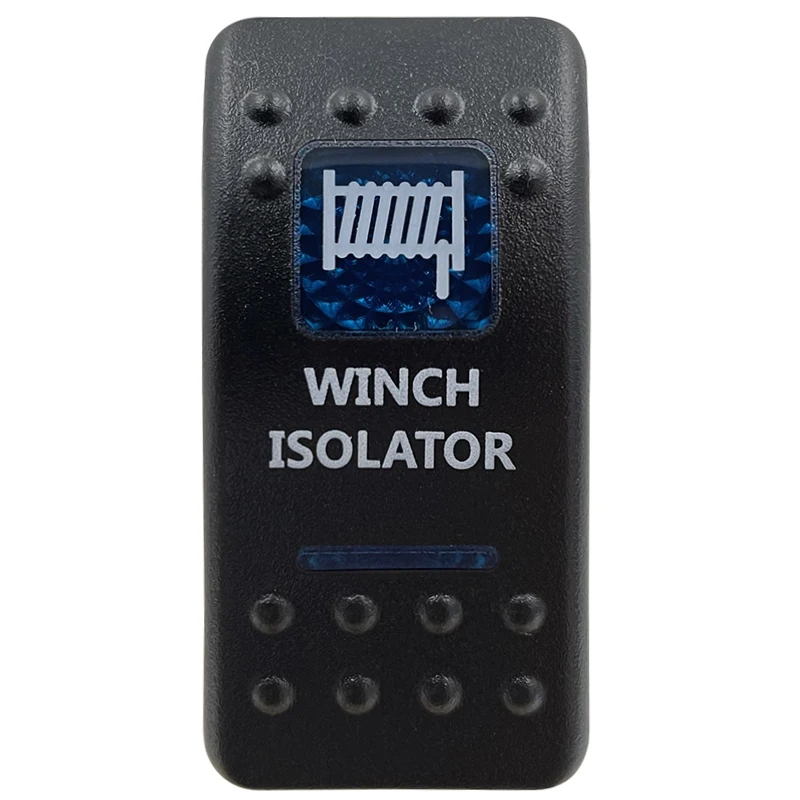 Blue LED Rocker Switch Button - Enhanced Interior Lights & Camper Accessories