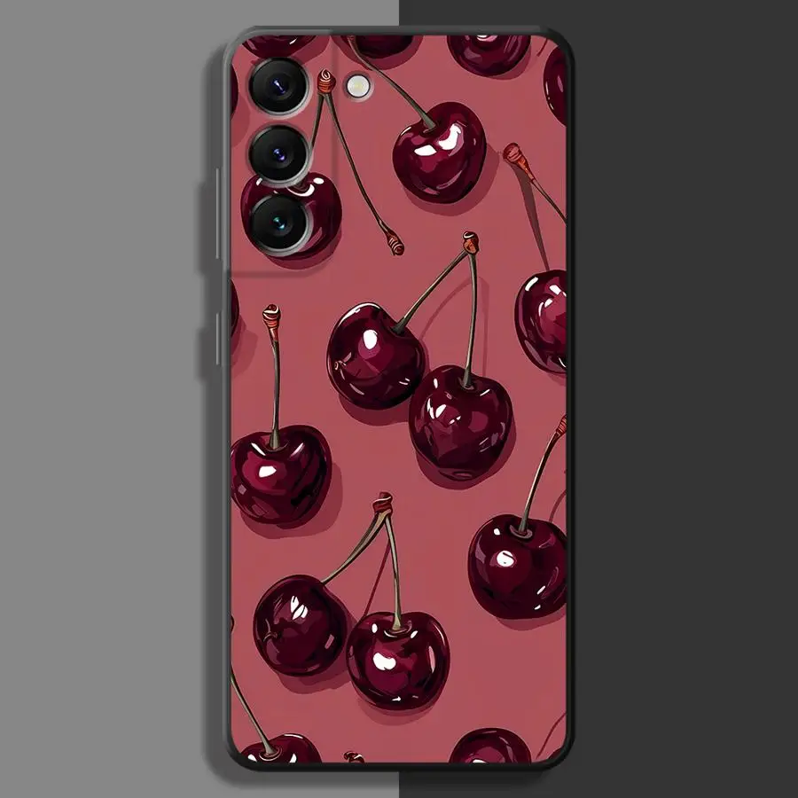 Cherry Pattern Phone Case – Stylish Protective Cover with Cherry Design