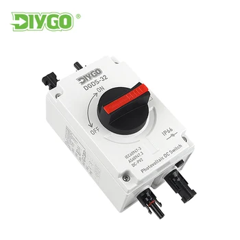 FAI DA TE GO PV Interruttore di Disconnessione Solare DC 1200V 32A 1in 1out 1 Stringa Interruttore Isolatore IP66 Interruttore Isolatore Impermeabile Esterno