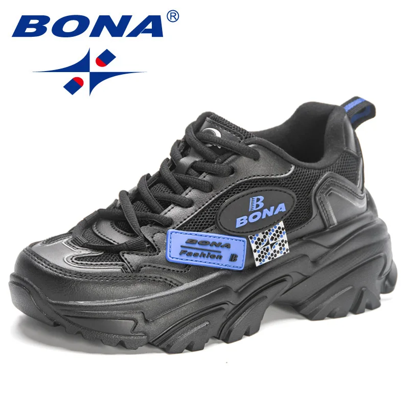 

BONA 2024 New Designers Versatile temperament Women Casual Shoes Ladies Comfy Top Quality Original Luxury Brand Fashion High Pla