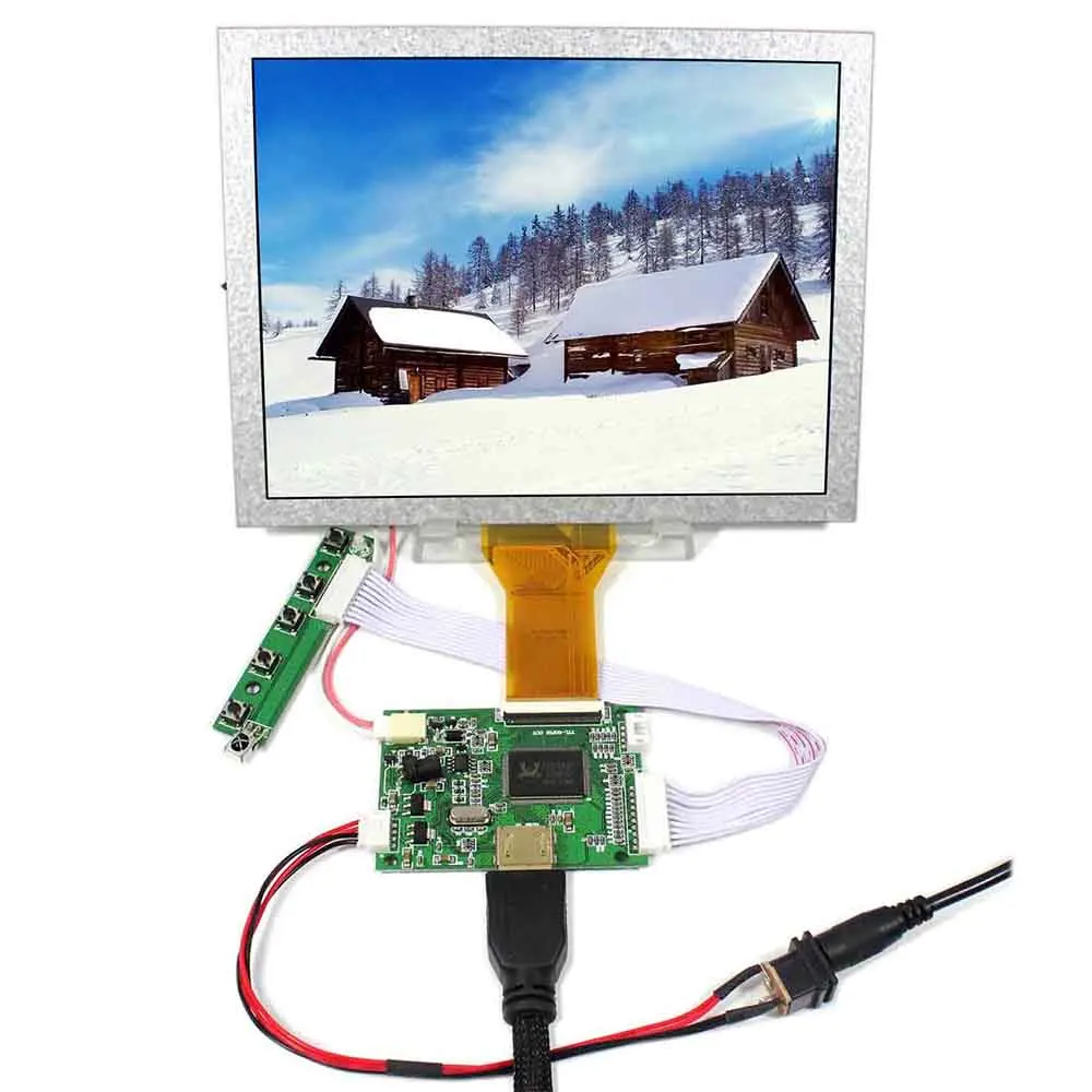 

ЖК-плата HD-MI, 8 дюймов, TTL EJ080NA-05A 800x60 0, ЖК-экран, используемый в любых встроенных системах, GPS, промышленных устройствах, защитное оборудование