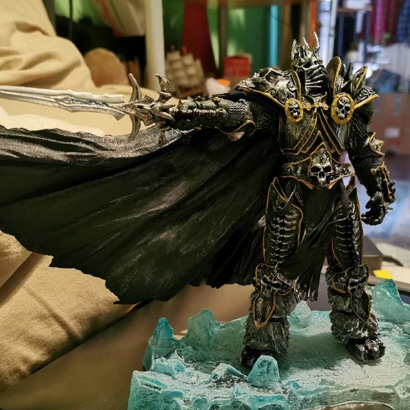 

New Wow Character Fall Of The Lich King Arthas Menethil Action Figure Model Toys Gifts 16cm 23cm Doll
