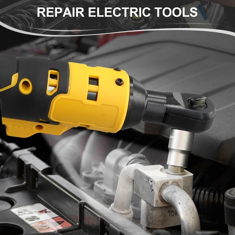 Electric Ratchet Wrench 220N.M Cordless Driver 3/8Inch Impact Removal Screw Nut Power Tools For Dewalt 18V 20V Battery 6