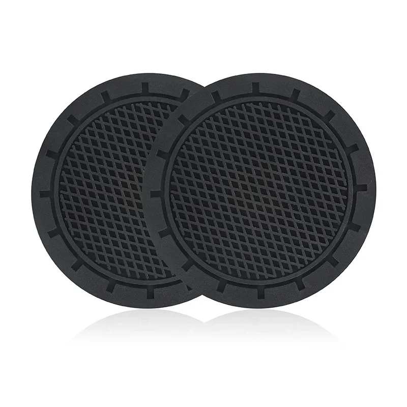 Car Cup Holder Anti-Slip Insert Coaster Mat Auto Cup Holder Soft Rubber Anti-skid Drink Bottle Mat Car Interior Accessories