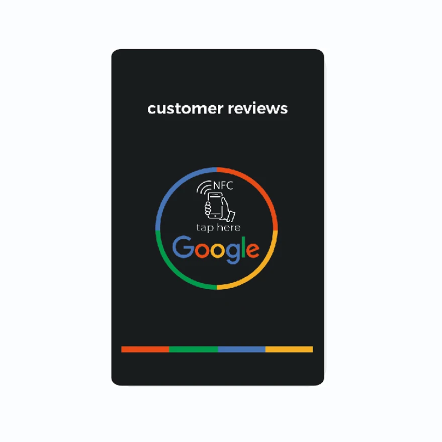 

Universal NFC Cards Google Review NFC Card Increase Your Reviews PVC Material Standard Card Size