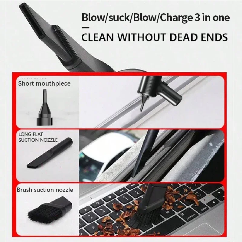 Cordless Car Vacuum Cleaner Multifunctional Portable 98000000 High-Power Suction And Blowing Dual-Use Dry And Wet vacuum cleaner wireless vacuum cleaner portable vacuum cleaner