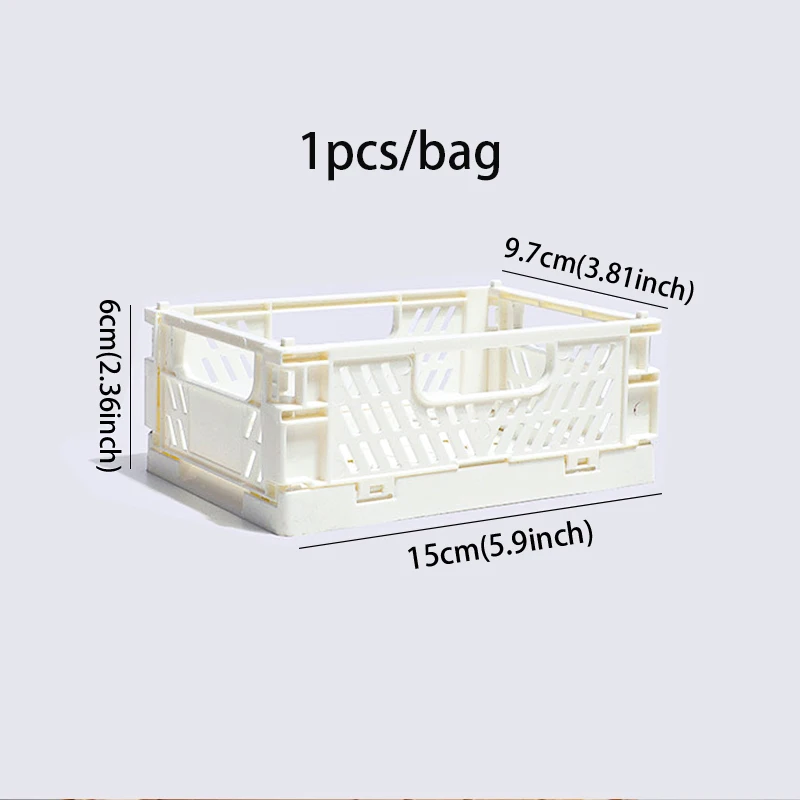 6 Styles Plastic Stackable Foldable Stationary Holder Simple Cute Student Office Desktop Storage Stationery Organizer