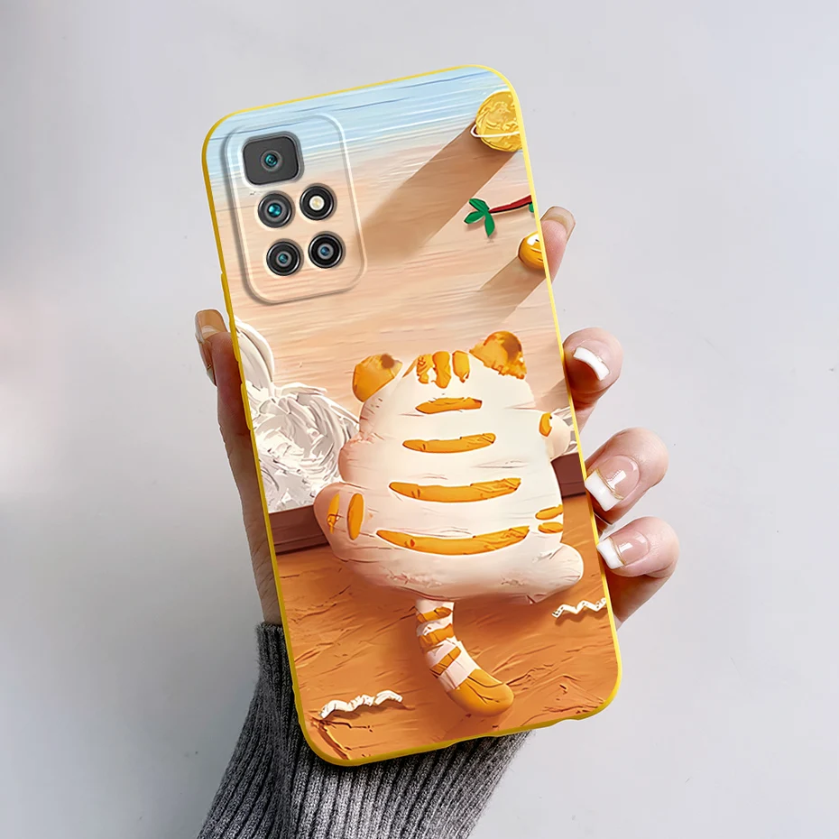 Cute Bear Cartoon Shockproof TPU Phone Case - Soft Cover for Xiaomi Redmi 10 Prime