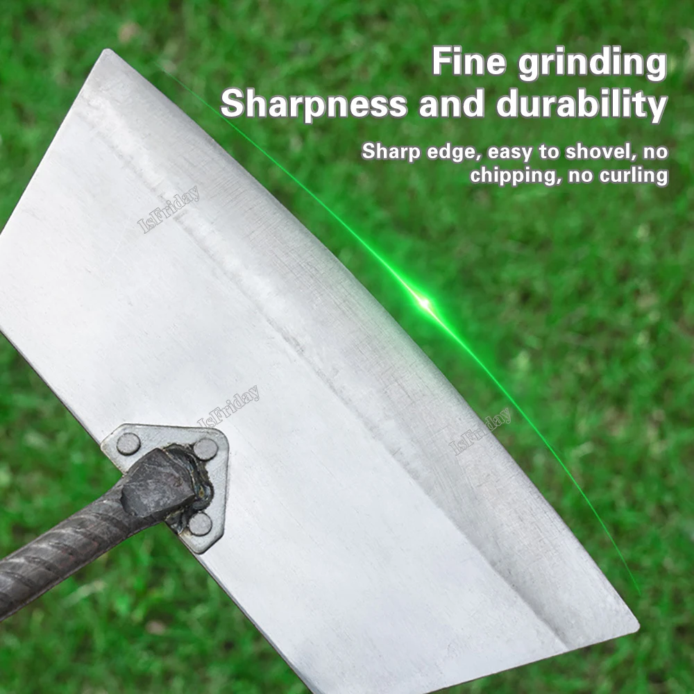 Weeding Shovel Manganese Steel Lawn Hoe Blade Special Tools For Farming Scraping Land Walls Without Bending Down Weed Remover 2