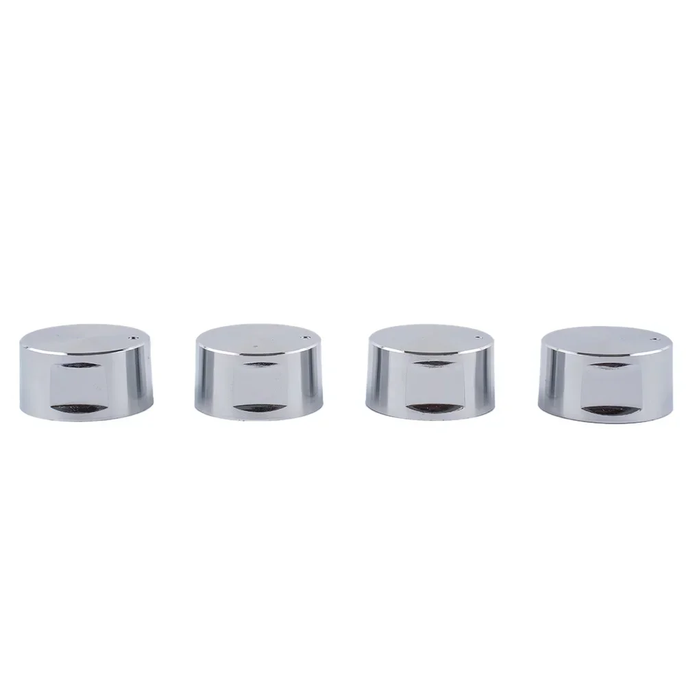 4PCS Aluminum Alloy Round Knob Gas Cooktop Handle Gas Stove Rotary Switches Cookware Parts For Stove Kitchen Accessories